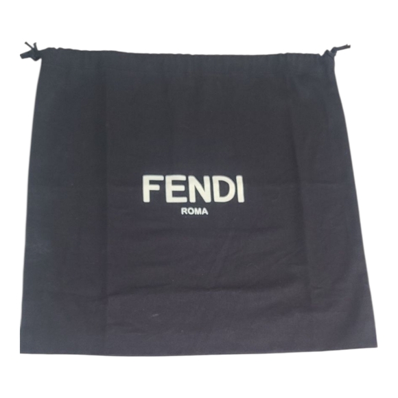 Fendi Handbags - Fendi Black and White Logo Dust Bag